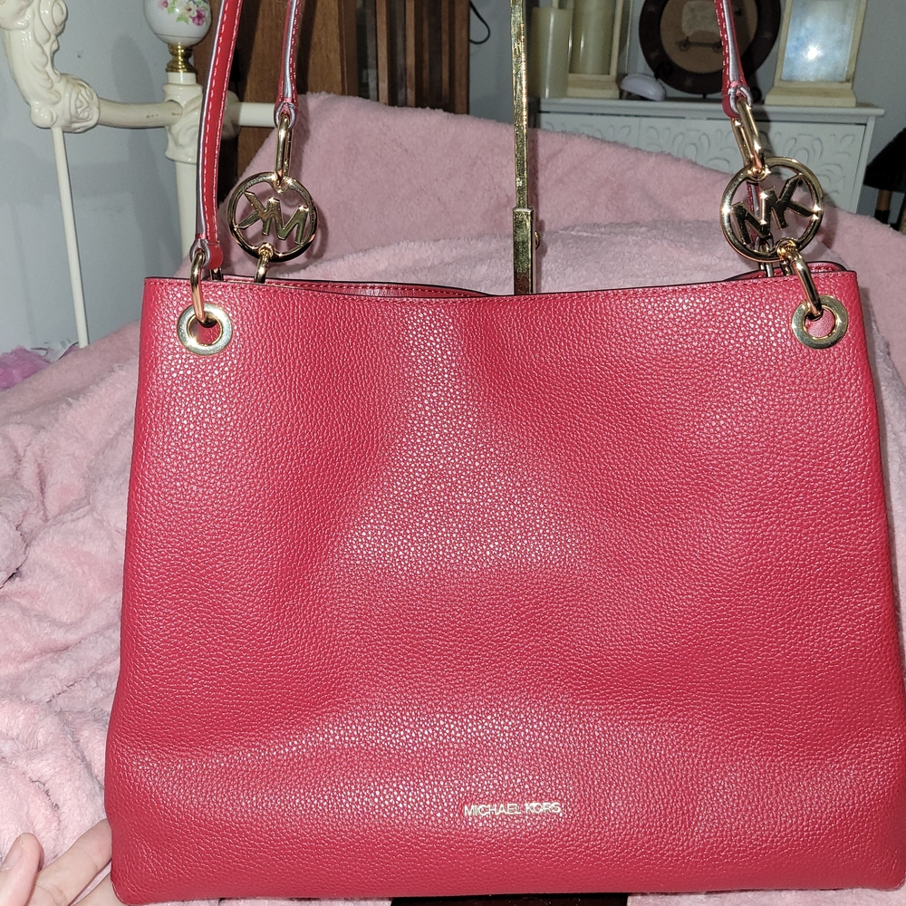 Michael Kors Red Shoulder Bag
